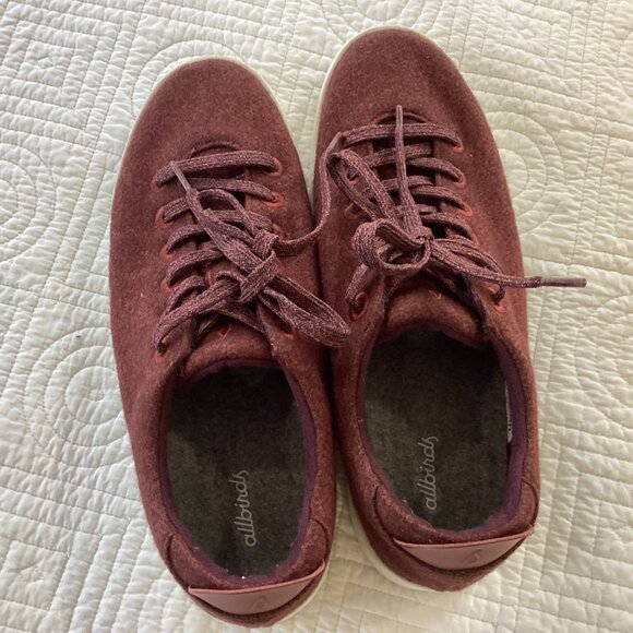 Allbirds Wool Piper in Hazy Burgundy Sneakers Mens Size 11 main image 6